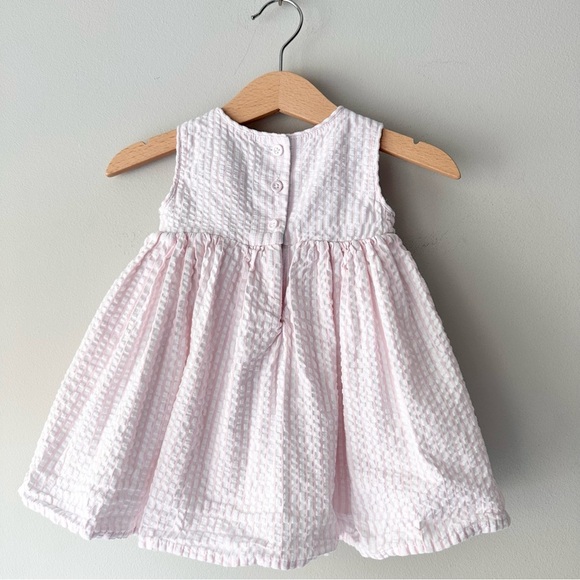 Dylan & Abby Seersucker Sailor Embroidered Dress - Picture 4 of 7